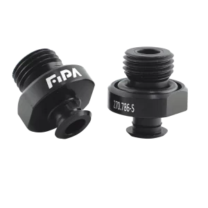 Fitting with filter screen NPT1/4-male, aluminium
