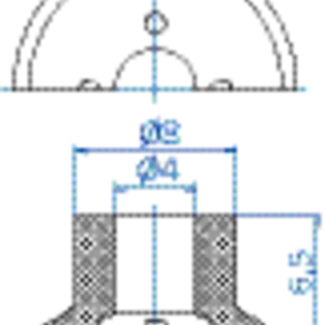 Flat-vacuum-cup-diam.-14-mm-NBR-black