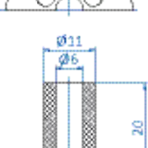 Flat-vacuum-cup-diam.-27-mm-NR-beige