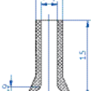 Flat-vacuum-cup-diam.-9-mm-silicone-transparent