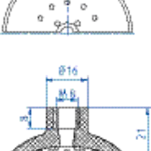 Flat-vacuum-cup-diam.-50-mm-NR-black