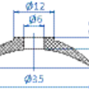 Flat-vacuum-cup-diam.-35-mm-silicone-transparent