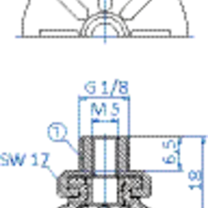 Flat-vacuum-cup-diam.-32-mm-Tepuflex-orange