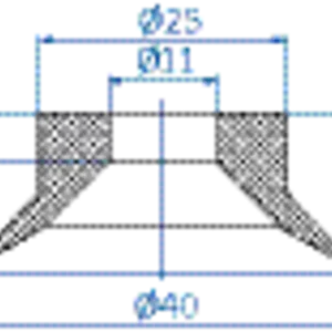 Flat-vacuum-cup-diam.-40-mm-NR-beige