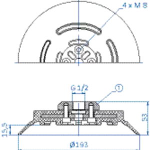 Flat-vacuum-cup-diam.-200-mm-NBR-black