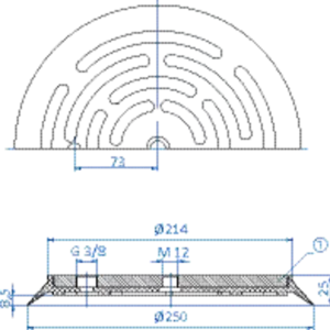 Flat-vacuum-cup-diam.-250-mm-NBR-black