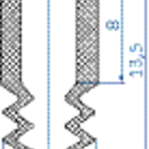 Bellows vacuum cup diam. 5 mm (2.5 bellows) NBR black