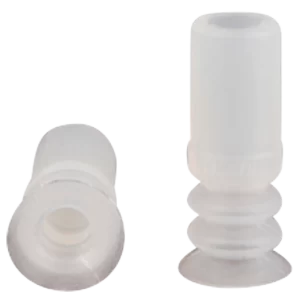 Bellows vacuum cup diam. 12 mm (2.5 bellows) silicone transparent