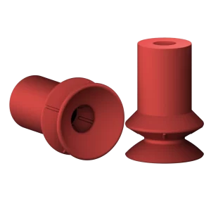 Bellows vacuum cup diam. 13 mm (1.5 bellows) silicone red