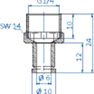 Fitting G1/4 -female