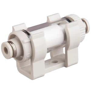 Vacuum filter with holder 2x inside-diam. 4mm