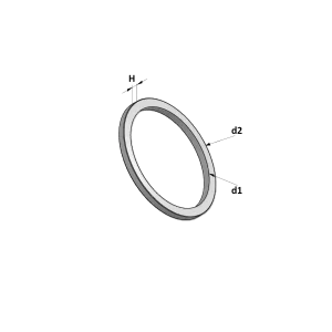 Reinforcement ring for bellows suction cup 25.020.025