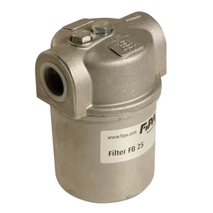 Universal filter with steel cartridge max. capacity 150 m³/h, connections G1¼-female