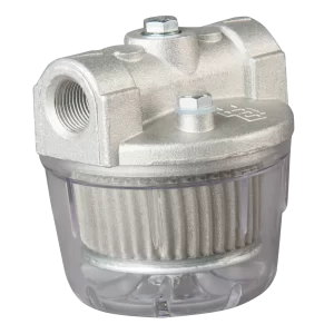 Universal filter with steel cartridge max. capacity 10 m³/h, connections G3/8-female