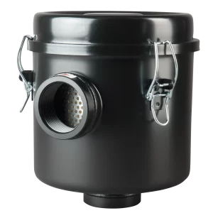 Vacuum filter with paper cartridge connections: G1½-female, max. capacity: 200 m³/h