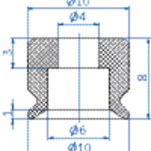 Flat-vacuum-cup-diam.-10-mm-FKM-grey