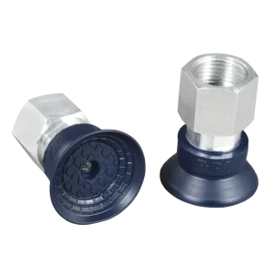 Bell-shaped-vacuum-cup-diam.-30-mm-NBR-blue,-with-fitting-G3/8-female