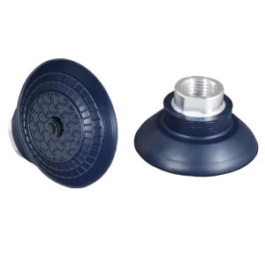 Bell-shaped-vacuum-cup-diam.-45-mm-NBR-blue,-with-fitting-G1/4-female