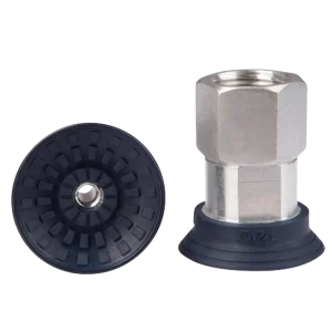 Flat-vacuum-cup-diam.-30-mm-NBR-blue,-with-fitting-G3/8-female