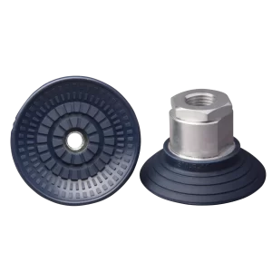 Flat-vacuum-cup-diam.-50-mm-NBR-blue,-with-fitting-G1/4-female