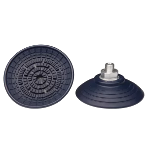 Flat-vacuum-cup-diam.-100-mm-NBR-blue,-with-fitting-G1-4-male