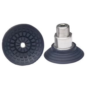 Flat-vacuum-cup-diam.-40-mm-NBR-blue,-with-fitting-G1-4-male