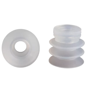 Bellows vacuum cup diam. 30 mm (2.5 bellows) silicone transparent