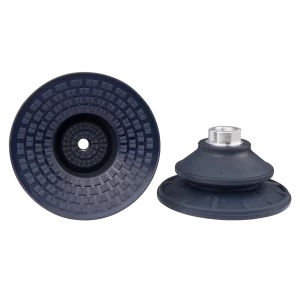 Bellows vacuum cup diam. 103 mm (1.5 bellows) NBR blue, with fitting G3/8-female