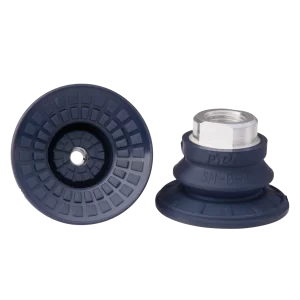 Bellows vacuum cup diam. 42 mm (1.5 bellows) NBR blue, with Fitting G1-4-female