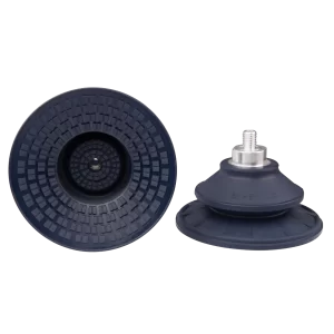 Bellows vacuum cup diam. 103 mm (1.5 bellows) NBR blue, with fitting M10-male