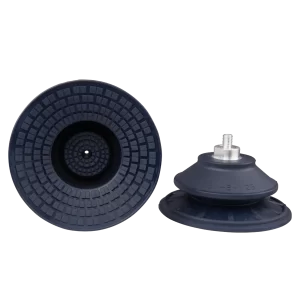 Bellows vacuum cup diam. 128 mm (1.5 bellows) NBR blue, with fitting M10-male