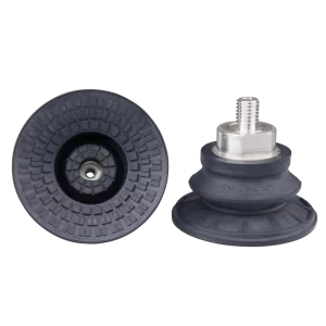 Bellows vacuum cup diam. 63 mm (1.5 bellows) NBR blue, with fitting M10-male