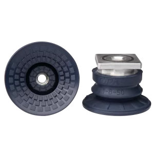 Bellows vacuum cup diam. 52 mm (1.5 bellows) NBR blue, with R-Adapt