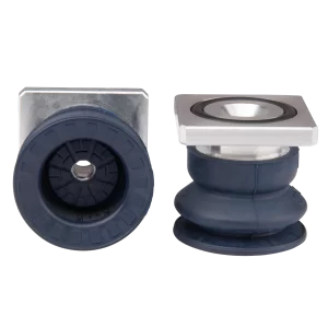 Bellows vacuum cup diam. 32 mm (1.5 bellows) NBR blue, with R-Adapt