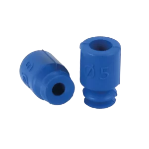 Bellows vacuum cup diam. 5 mm (1,5 bellows) Thermalon® blue