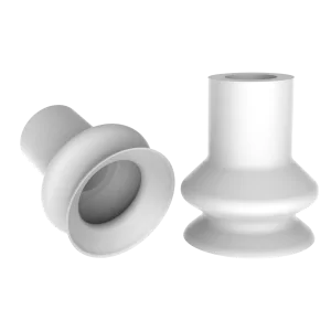 Bellows vacuum cup Ø 29 mm (1,5 bellows) Silicone white