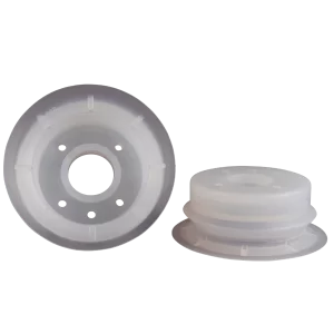 Bellows vacuum cup diam. 80 mm (1.5 bellows) silicone transparent