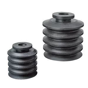 Bellows vacuum cup diam. 20 mm (4.5 bellows) CR black