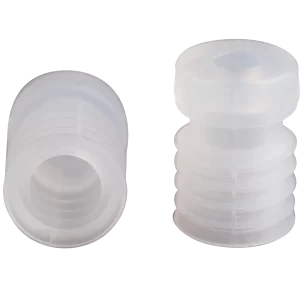Bellows vacuum cup diam. 10 mm (4.5 bellows) silicone transparent