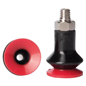 Bellows vacuum cup Ø 16 mm (1.5 bellows) Varioflex® 30°/60°, with fitting M5-male