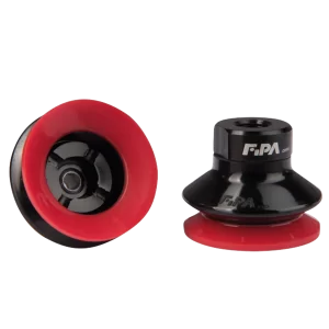 Bellows vacuum cup Ø 37 mm (1.5 bellows) Varioflex® 30°/60°, with fitting G1-8-female