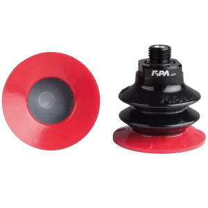 Bellows vacuum cup Ø 53 mm (2.5 bellows) Varioflex® 30°/60°, with Fitting G1-4-male