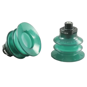 Bellows vacuum cup Ø 53 mm (2.5 bellows) Monoflex  green 50°, with Fitting G1-4-male