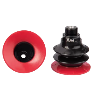 Bellows vacuum cup Ø 53 mm (2.5 bellows) Varioflex® 30°/60°, with fitting G3/8-male