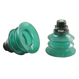 Bellows vacuum cup Ø 53 mm (2.5 bellows) Monoflex  green 50°, with fitting G3/8-male