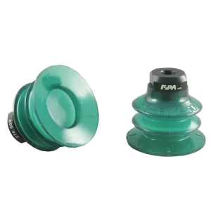Bellows vacuum cup Ø 53 mm (2.5 bellows) Monoflex  green 50°, with fitting G1-8-female