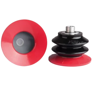 Bellows vacuum cup Ø 77 mm (2.5 bellows) Varioflex® 30°/60°, with fitting G3/8-male