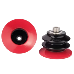 Bellows vacuum cup Ø 77 mm (2.5 bellows) Varioflex® 30°/60°, with fitting G3/8-male