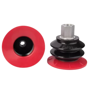 Bellows vacuum cup Ø 77 mm (2.5 bellows) Varioflex® 30°/60°, with fitting G3/8-female