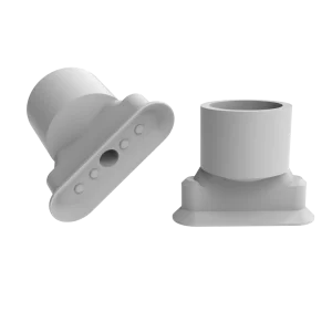 Oval vacuum cup 15x5 mm NBR grey